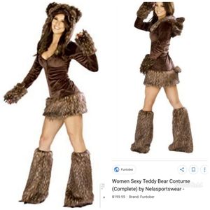 Sexy Teddy Bear Costume NEW!